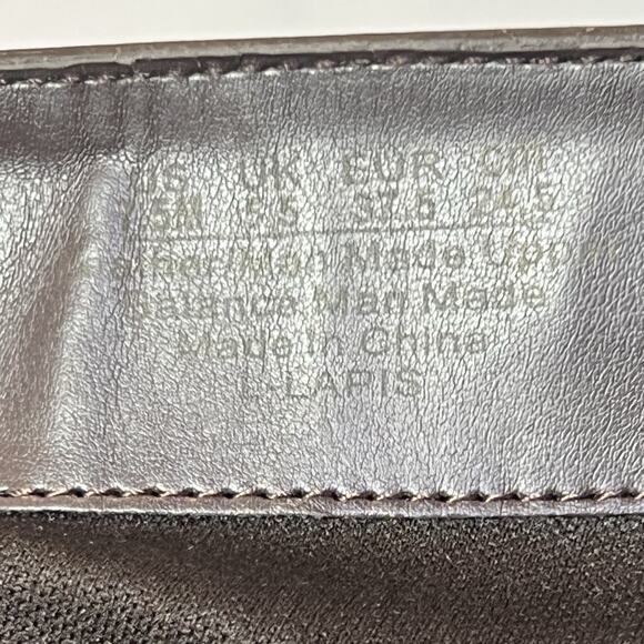 Franco Sarto Knee High Womens Size 7.5M Riding Boots Brown Leather Casual Zip Up - Picture 10 of 10